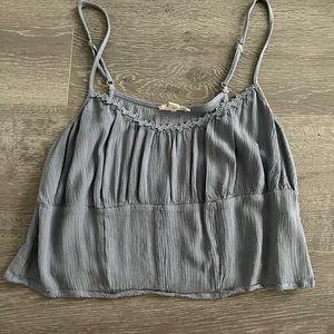 Pacsun Baby blue lace trim cami